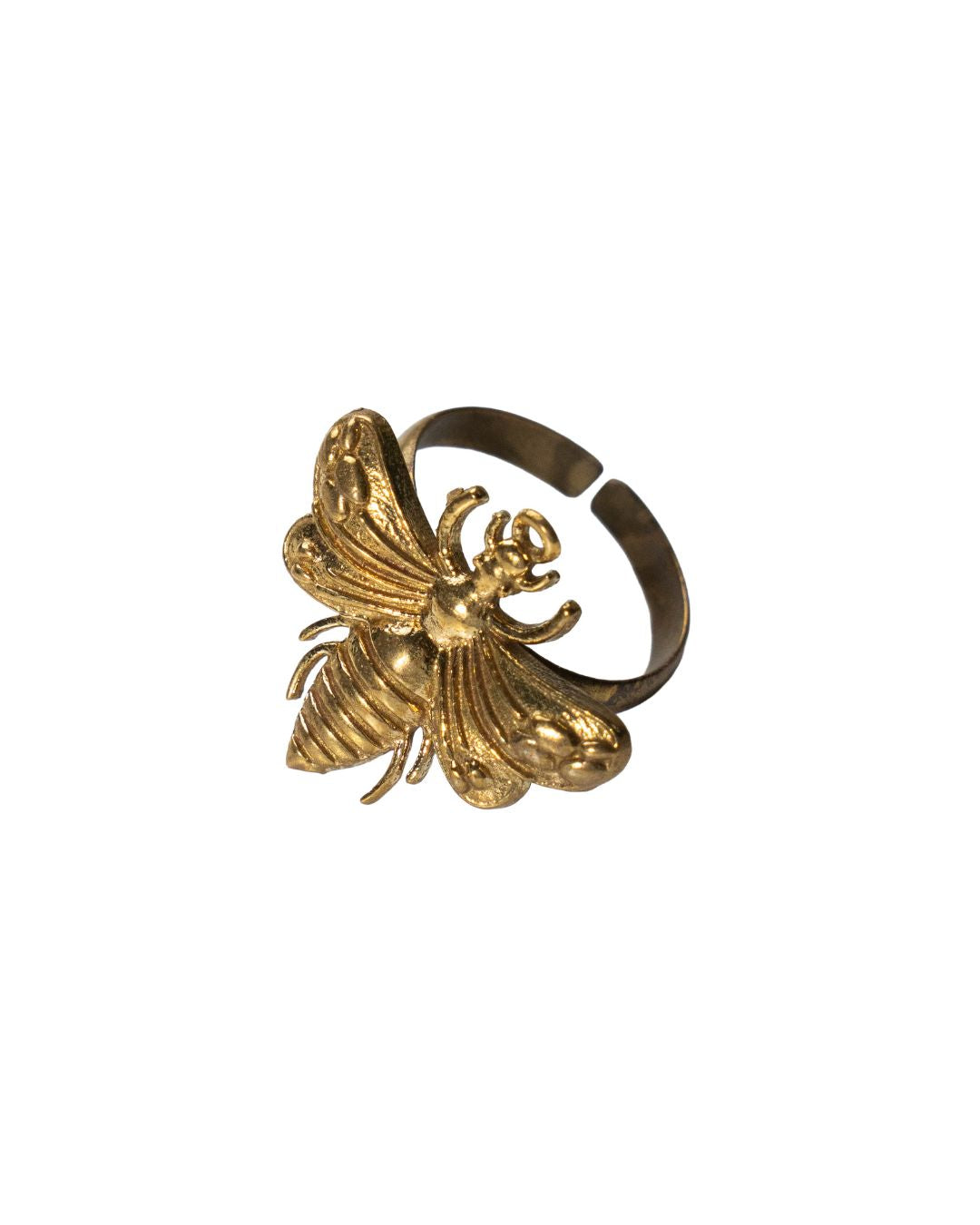 Meli – Honey Bee Brass Ring - JUNUKA