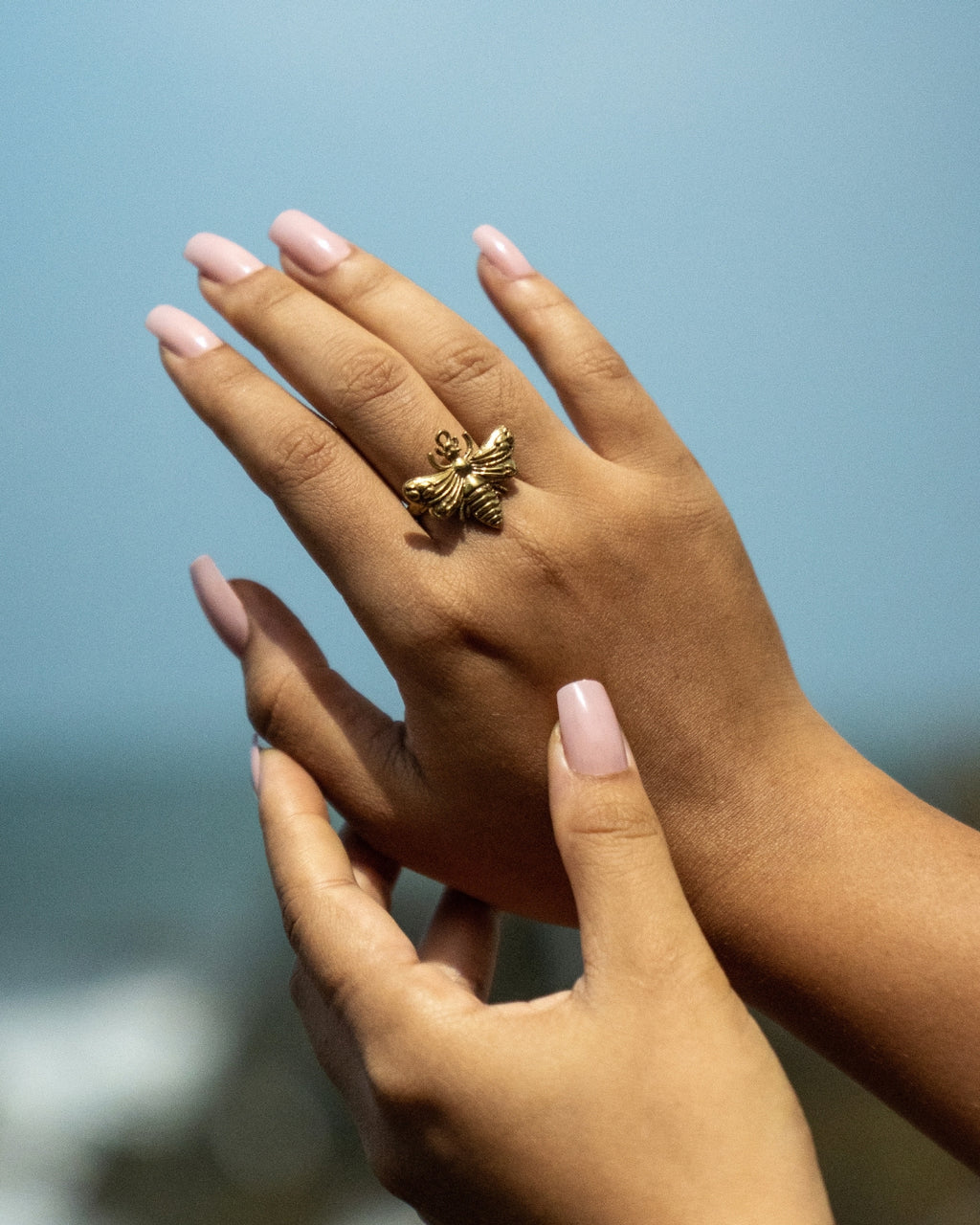 Meli – Honey Bee Brass Ring - JUNUKA