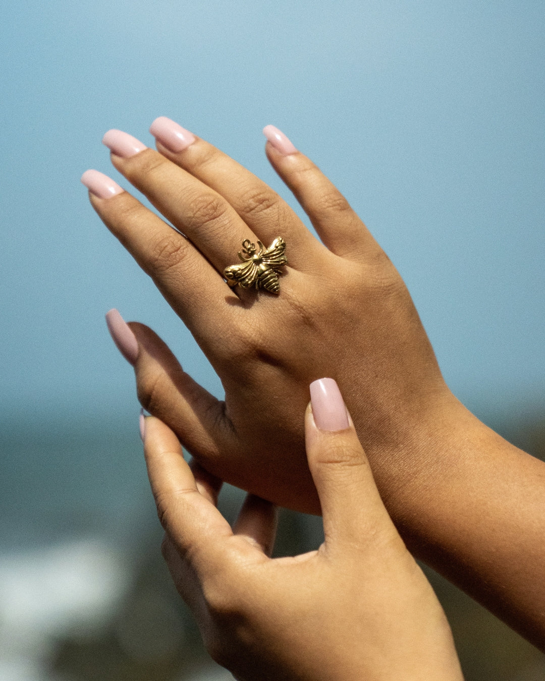Meli – Honey Bee Brass Ring - JUNUKA