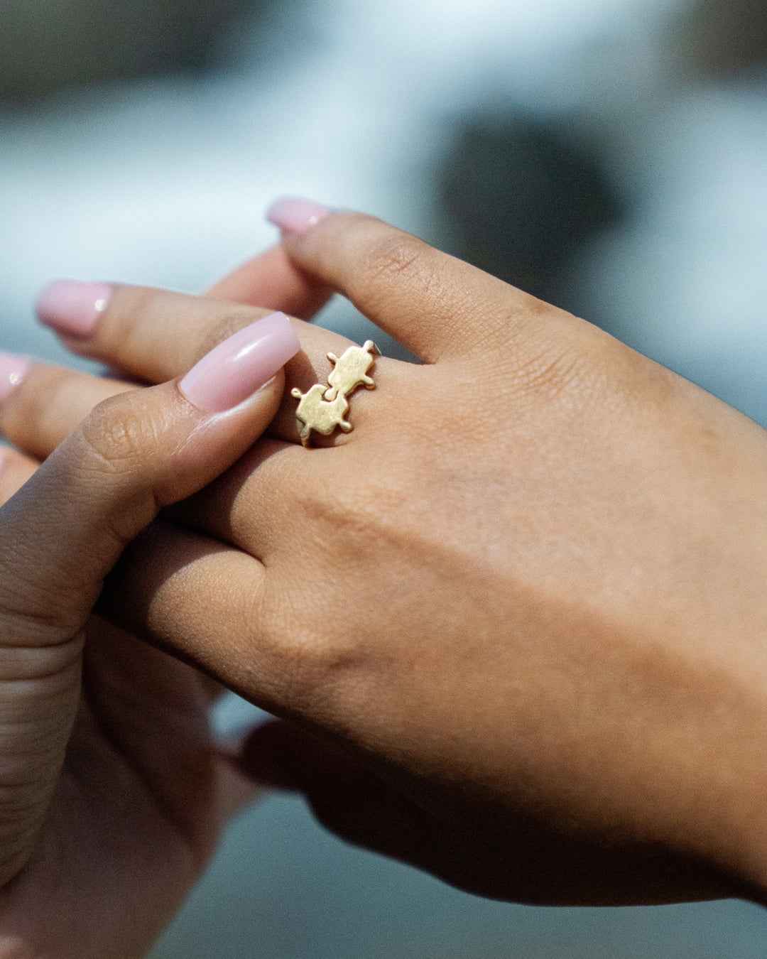 Puzzle –  Puzzle Piece Brass Ring