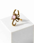 Bichhoo – Scorpion Brass Ring with Gemstone