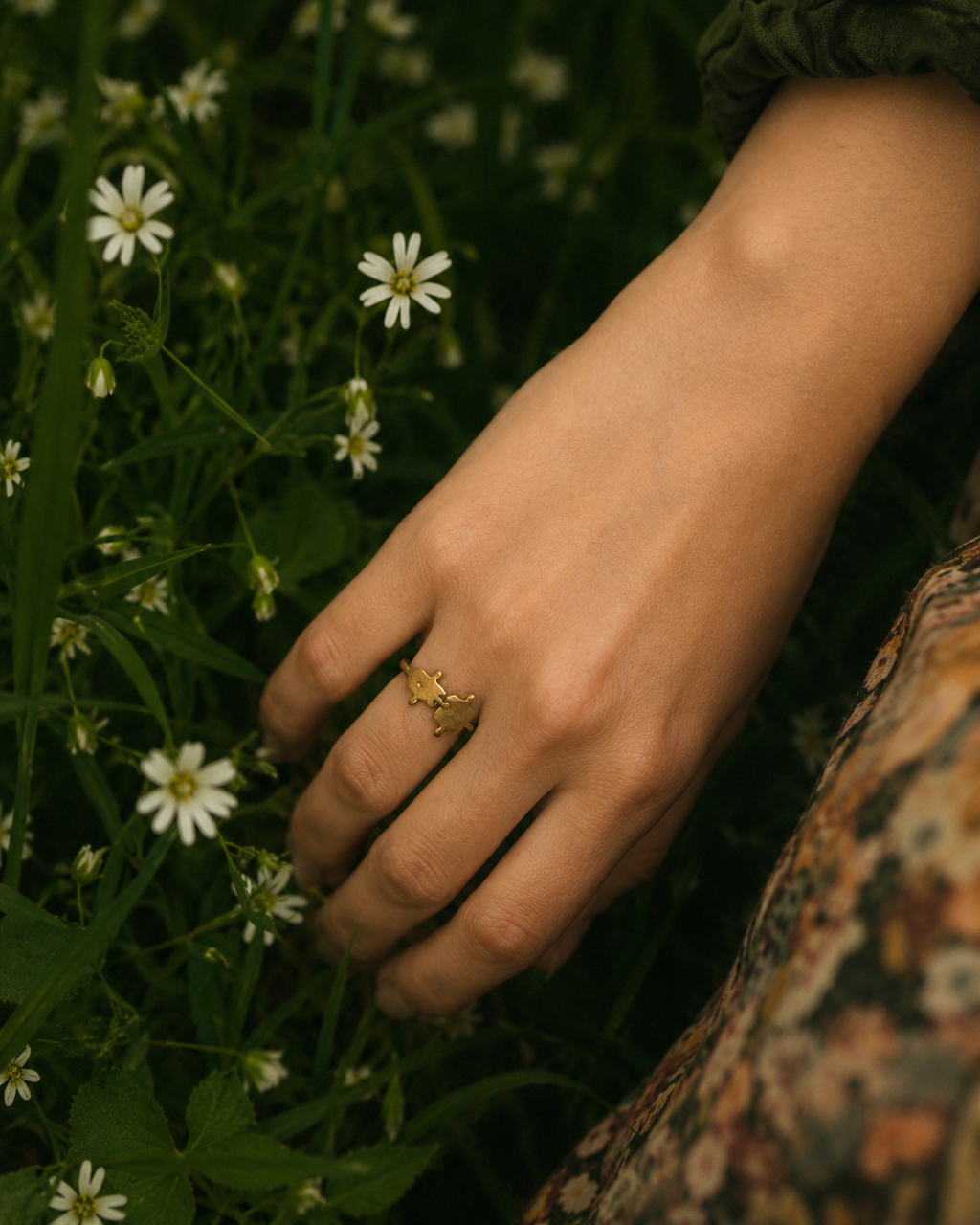 Puzzle – Puzzle Piece Brass Ring - JUNUKA